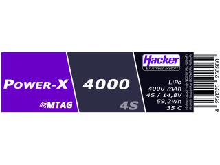 TopFuel LiPo 35C Power-X 4000mAh 4S MTAG